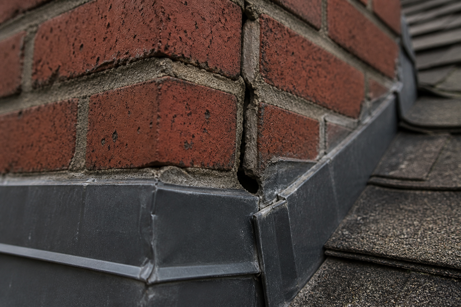 Eave, gutter, or secondary consequence detail before work on a roofing scenario typical of New Westminster heritage bungalows
