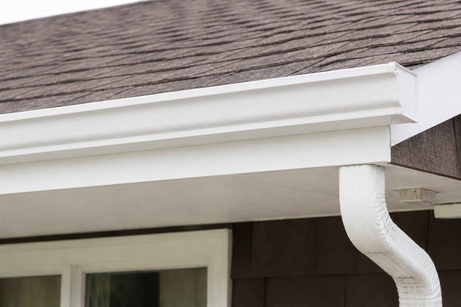 Matching eave or secondary detail after work on a roofing scenario typical of Delta homes with carports