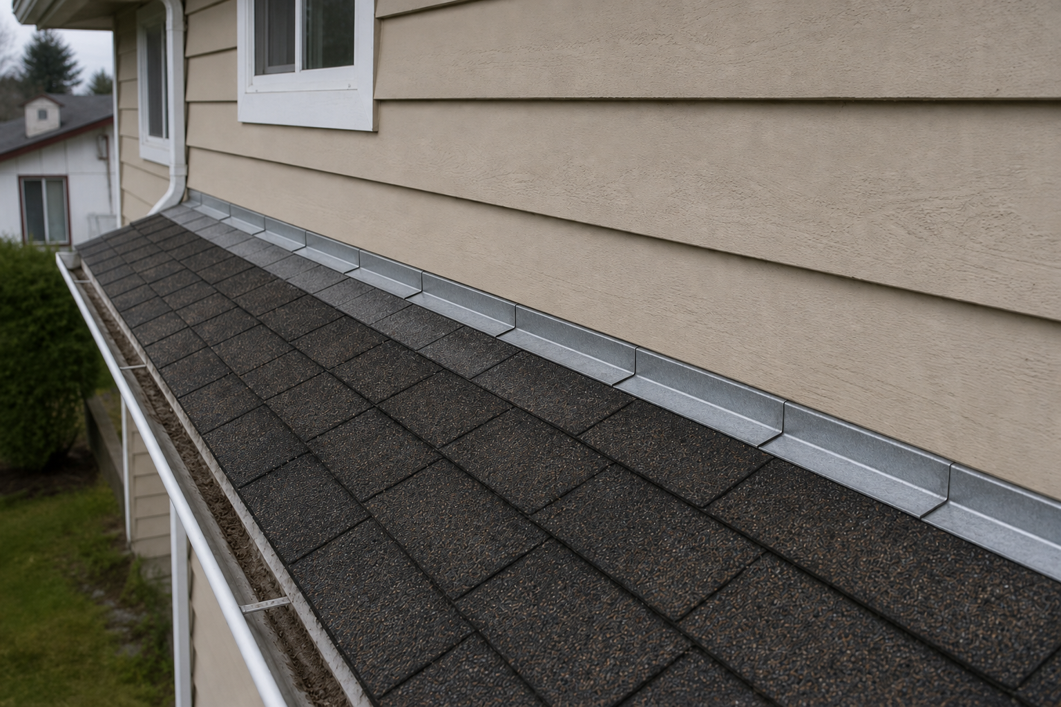 Matching repair or completion detail after work on a roofing scenario typical of Burnaby 1960s split-levels