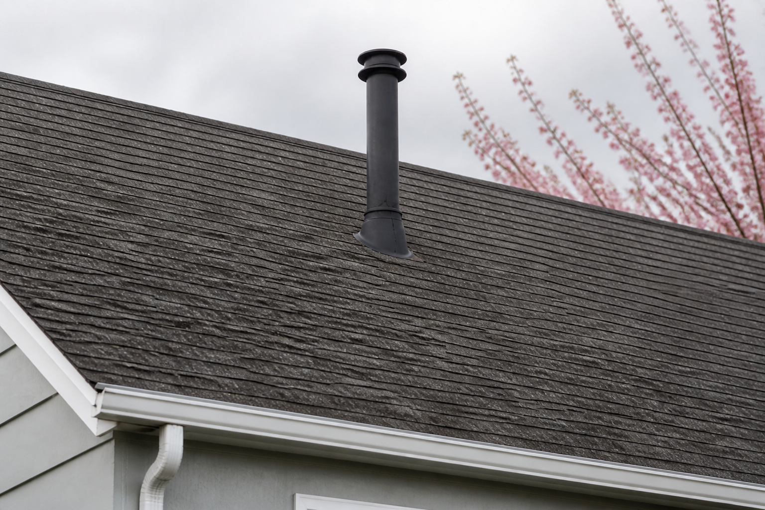 Matching repair or completion detail after work on a roofing scenario typical of Vancouver east-side homes
