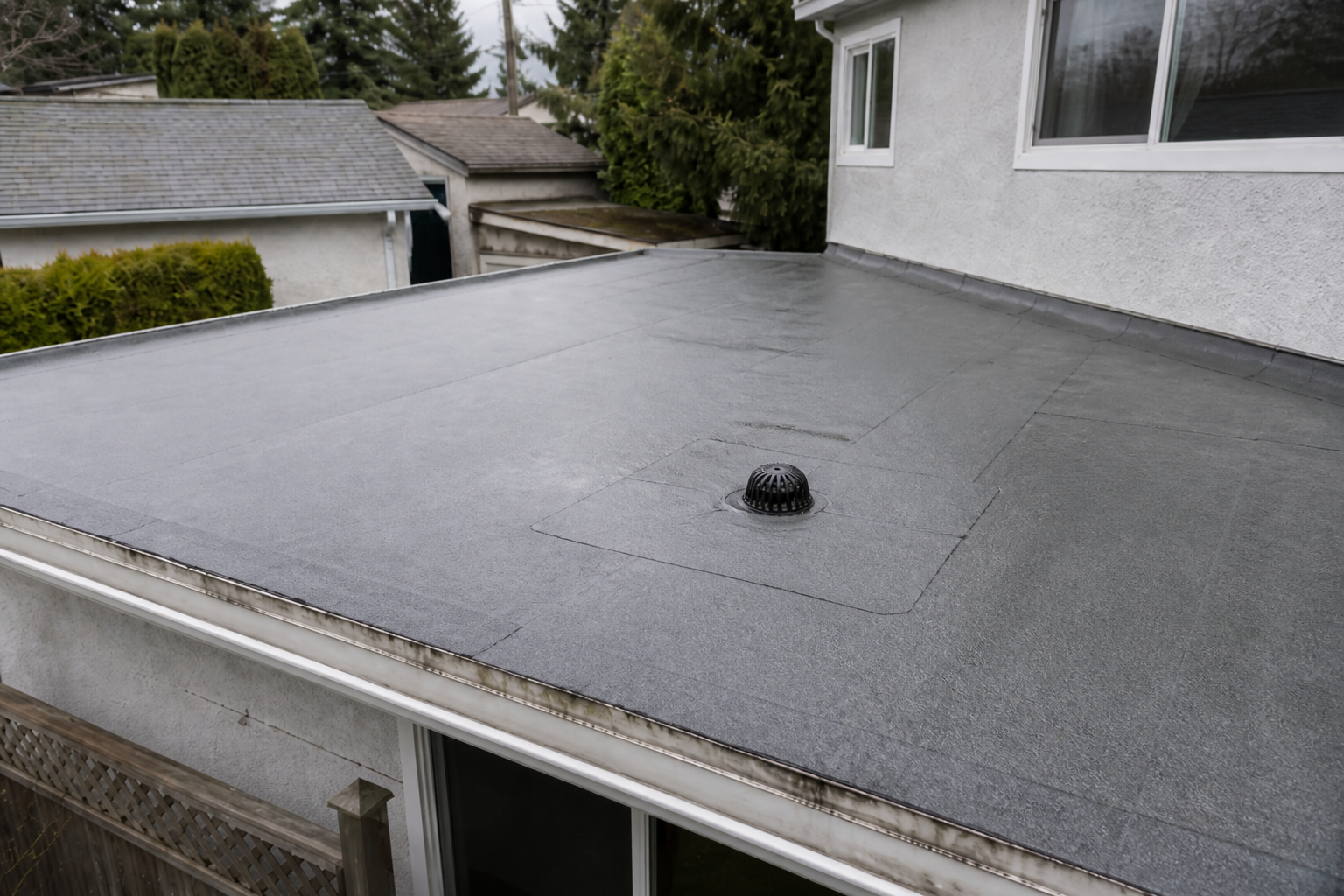 Matching technical detail after work on a roofing scenario typical of Richmond rear additions