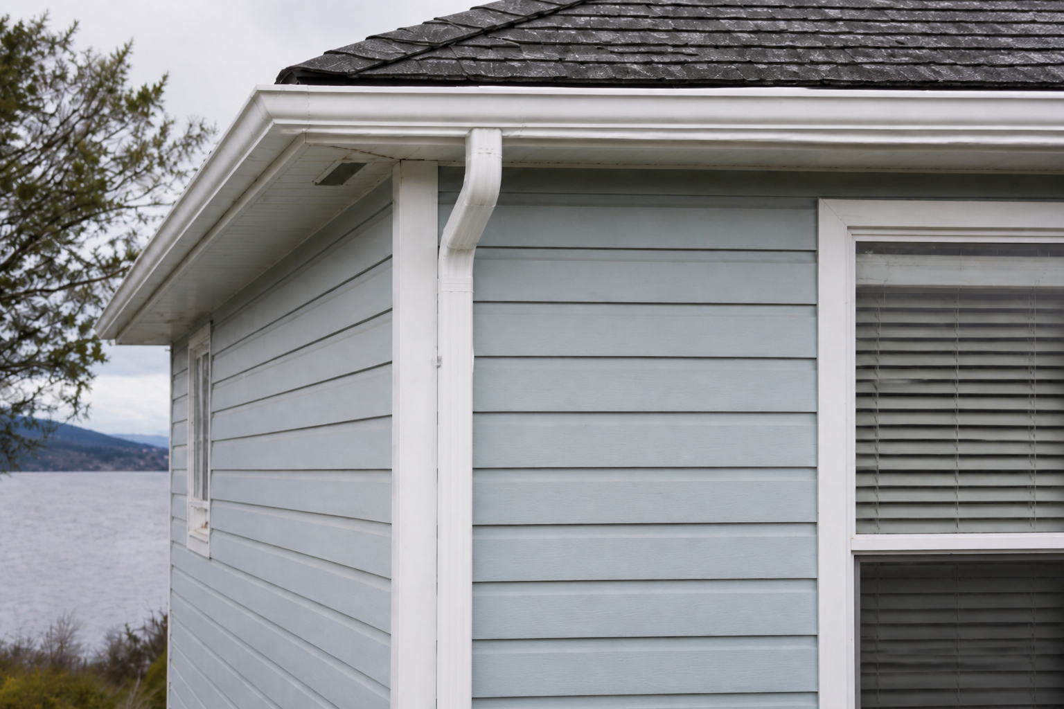 Matching repair or completion detail after work on a roofing scenario typical of White Rock coastal homes