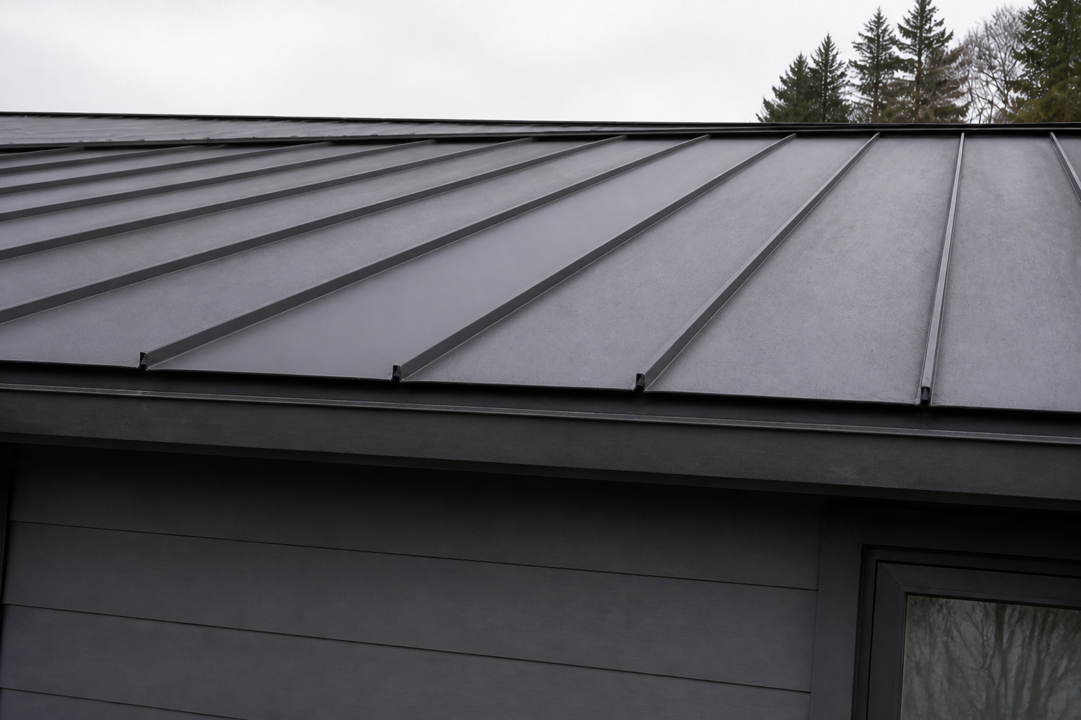 Matching alternate angle after work on a roofing scenario typical of Port Moody contemporary homes
