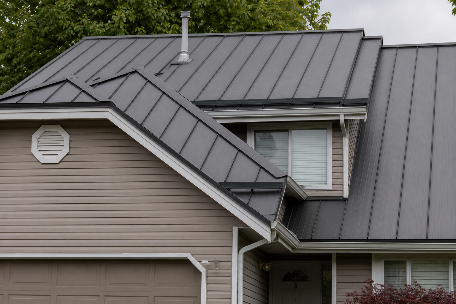 Matching repair or completion detail after work on a roofing scenario typical of Coquitlam family homes