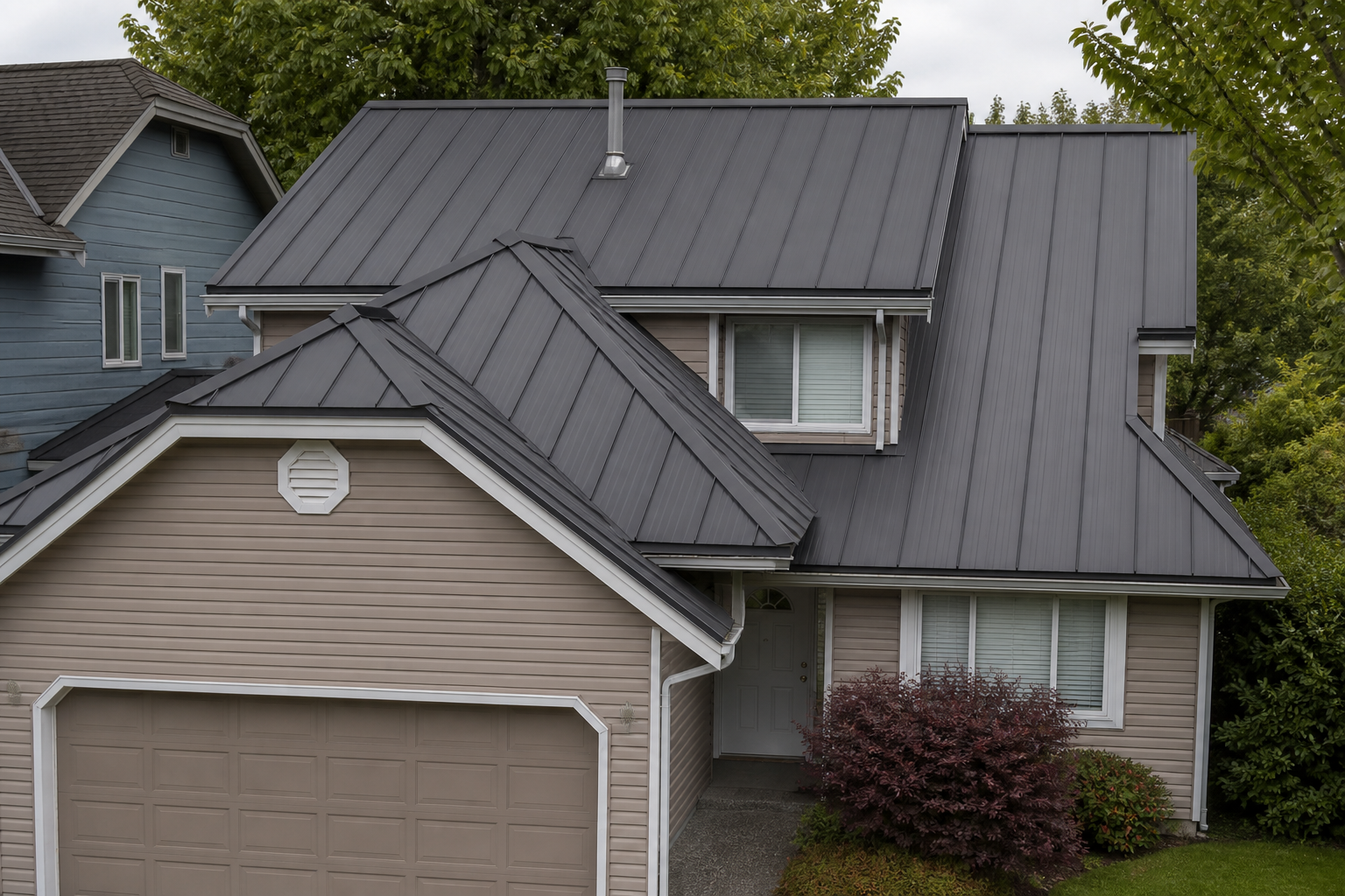 Matching technical detail after work on a roofing scenario typical of Coquitlam family homes