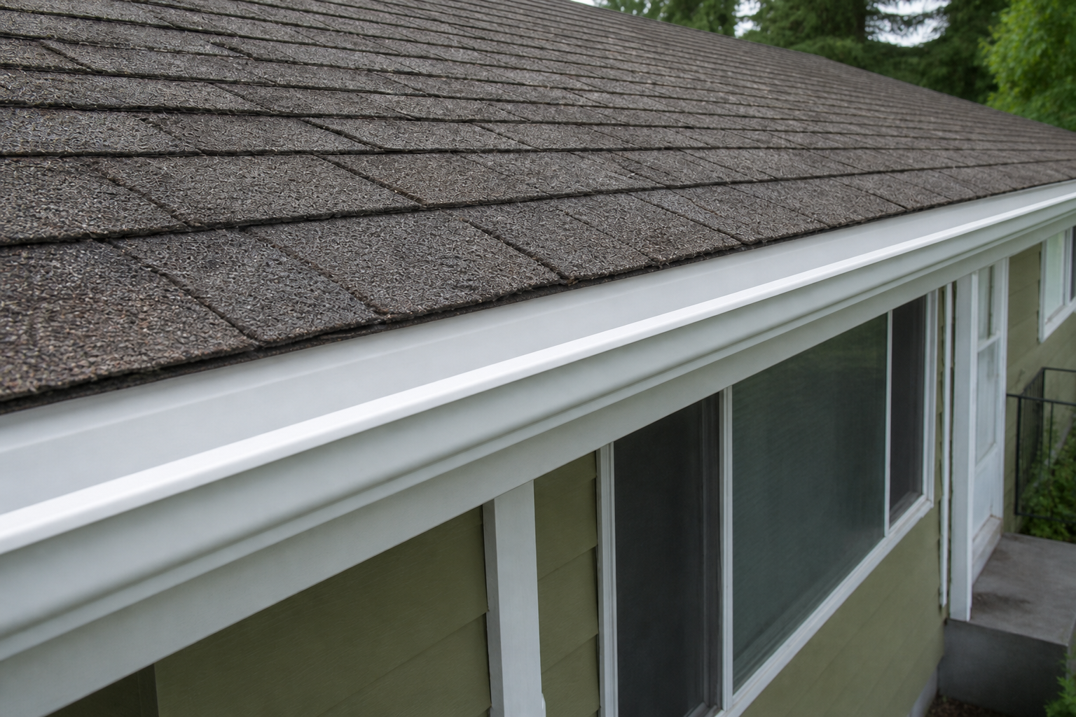 Matching eave or secondary detail after work on a roofing scenario typical of West Coquitlam ranchers