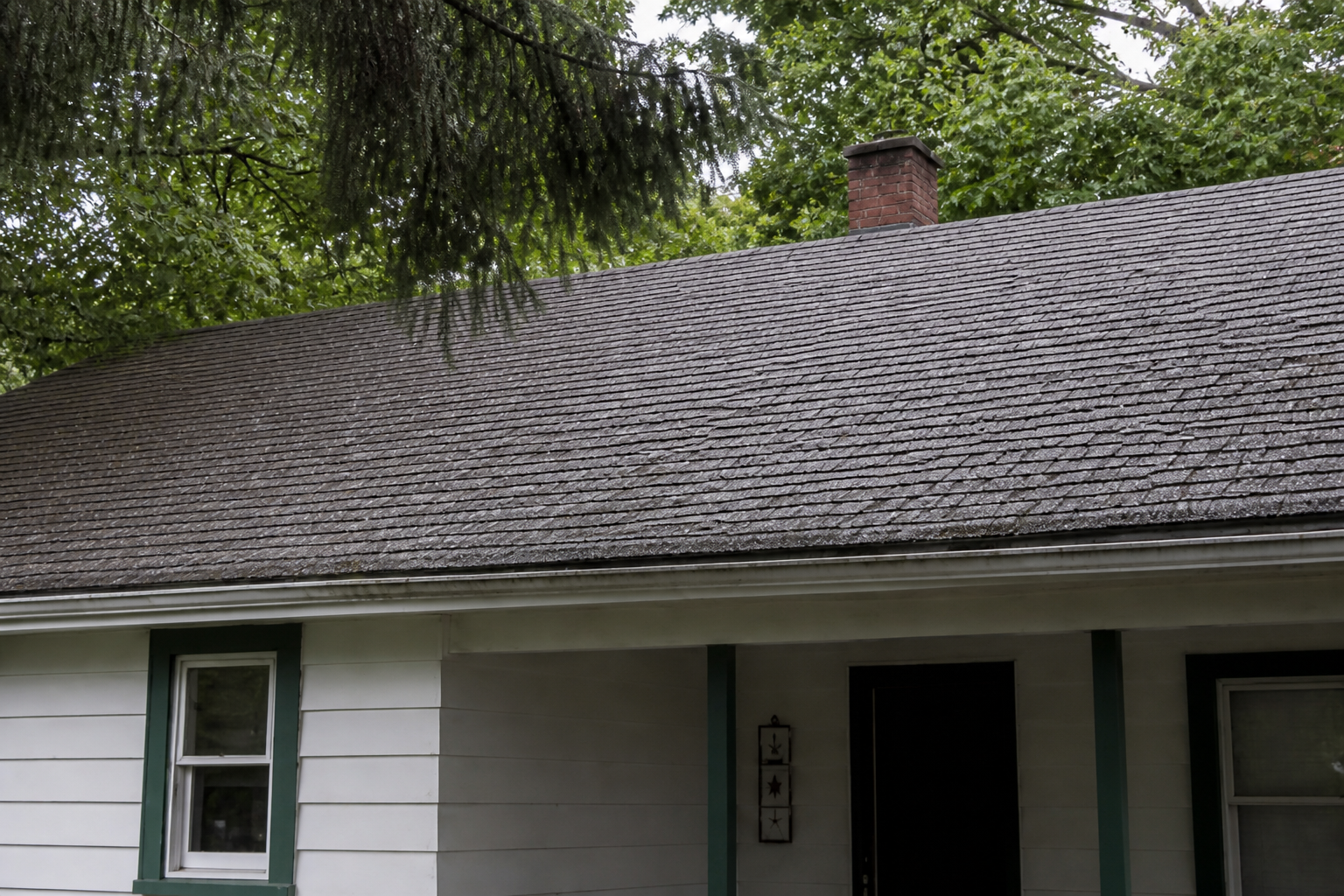 Matching repair or completion detail after work on a roofing scenario typical of West Vancouver cottage homes